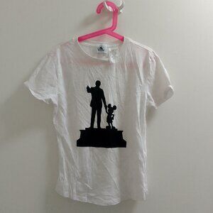 "Disney", Mickey Mouse and Walt Disney, Holding Hands, T-Shirt